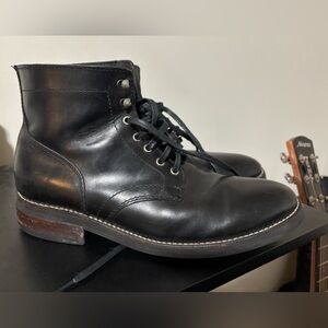 Mens Thursday Boot President Black Matte 9.5. D